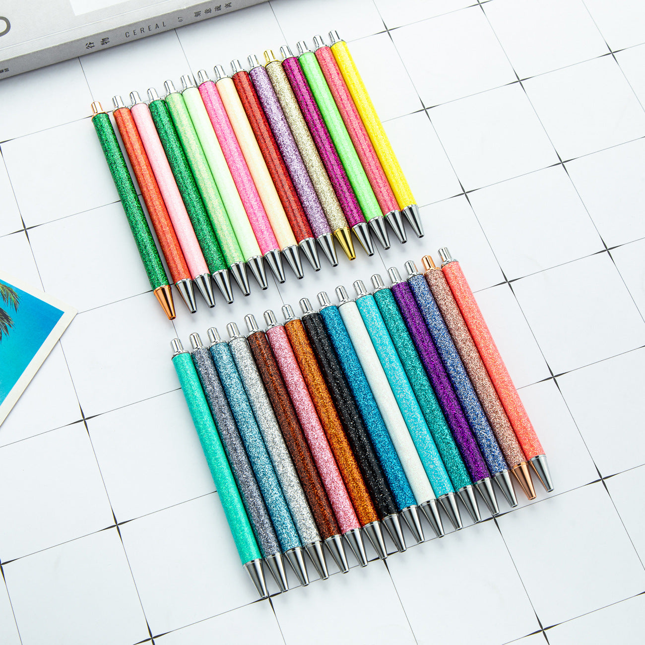 Metal glitter pen for wraps(single color)