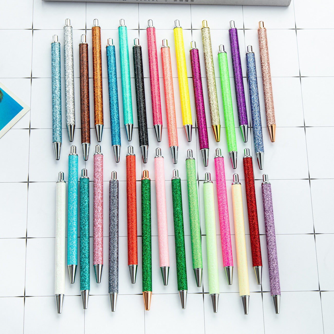 Metal glitter pen for wraps(single color)