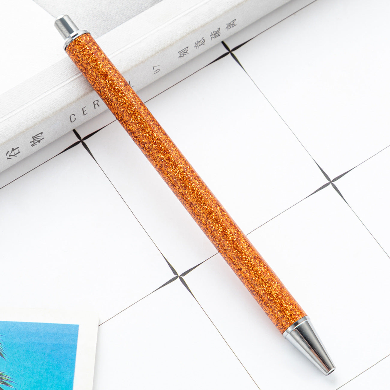Metal glitter pen for wraps(single color)
